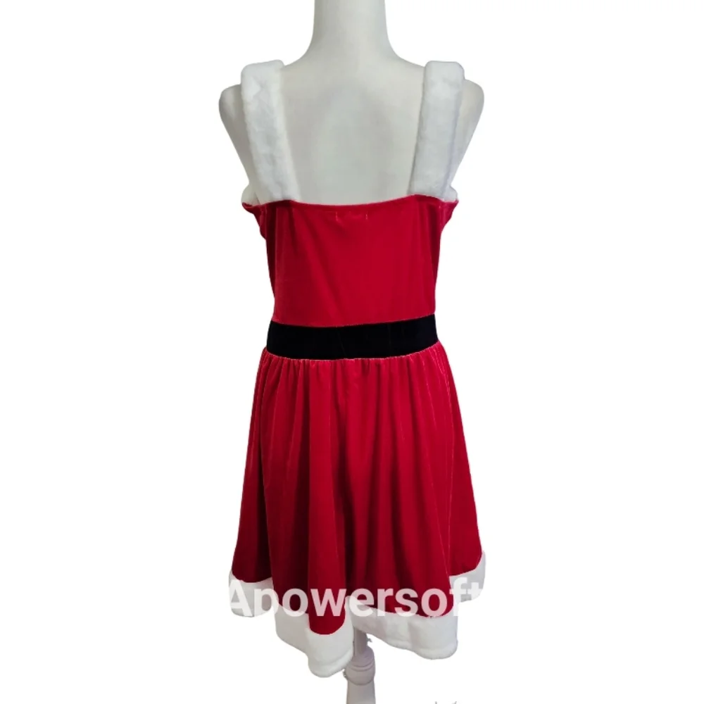 NWOT Eyeshadow Christmas Mrs. Claus Holiday Dress - Picture 4 of 9
